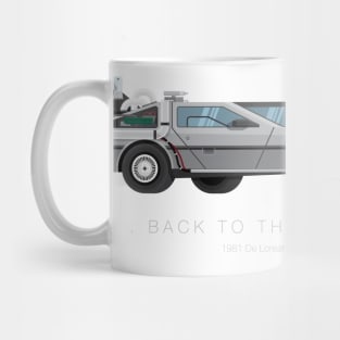 Back to the Future - Famous Cars Mug